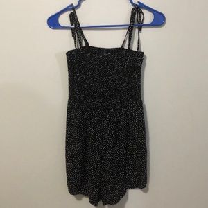 Black with white dots Forever 21 Romper
